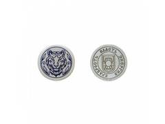 Монета сувенирная из серебра "Год тигра" Северная чернь